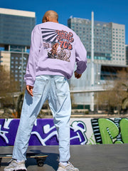 Regular Fit Sweatshirt - Geometric Penguin