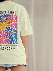 Women's Oversized Classic Tee | Flower Market London