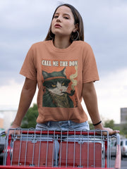 Women's Oversized Funny Tee - Call Me The Don