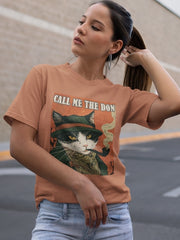 Women's Oversized Funny Tee - Call Me The Don