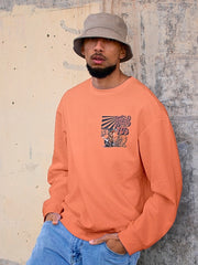 Regular Fit Sweatshirt - Geometric Penguin