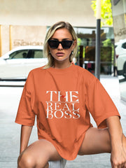 Women's Oversized Classic T-Shirt | The Real Boss