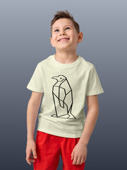 KIDS Geometric Penguin T- Shirt