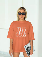 Women's Oversized Classic T-Shirt | The Real Boss