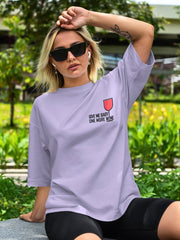 Women's Oversized Classic Fit Tee | Give Me Baby One More Wine