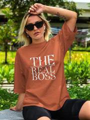 Women's Oversized Classic T-Shirt | The Real Boss
