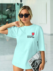 Women's Oversized Classic Fit Tee | Give Me Baby One More Wine