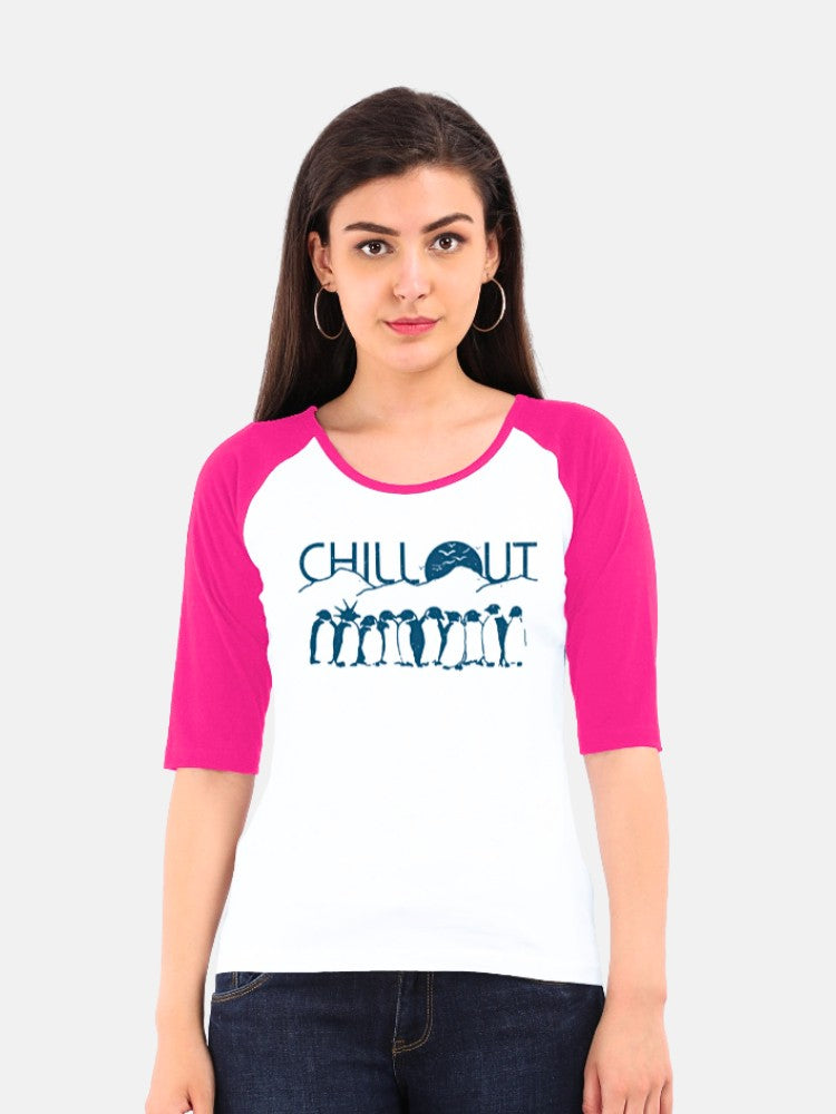 Women's Raglan T-Shirt | Chill Out