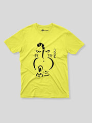 KIDS Funny Cat Crew Neck T Shirt