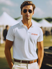 Men Embroidered Regular Fit Polo Brand T-Shirt