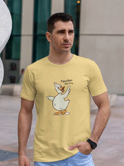 Men's Supima Cotton T-shirt - Teacher Off Duty
