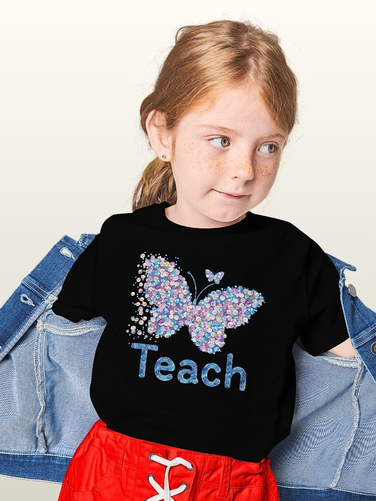 KIDS Unisex Butterfly T Shirt - Teach