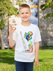 KIDS  Crew Neck T Shirt - Butterfly Life