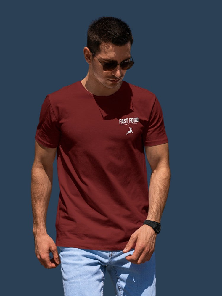 Men's Supima Funny T-shirt - Fast Food
