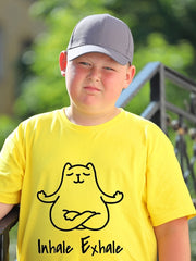 KIDS Unisex T Shirt - Inhale Exhale