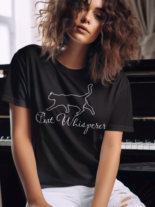 Women's Supima T-shirt - Cat Whisperer