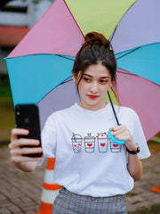 Women's Oversized Classic T-Shirt | Valentine Coffee