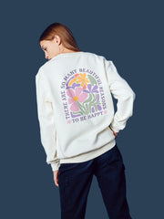 Regular Fit Sweatshirt | To Be Happy