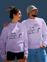 Funny Cat Oversized Sweatshirt | To Do or Not To Do