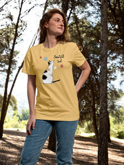 Women's Supima T-shirt - Meme Cat Watercolor