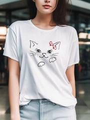 Women's Baby Cat Supima Cotton T-shirt