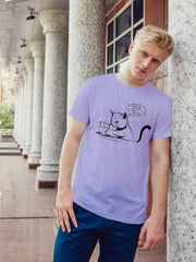 Men's Funny Cat Supima Cotton T-shirt