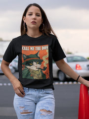Women's Oversized Funny Tee - Call Me The Don