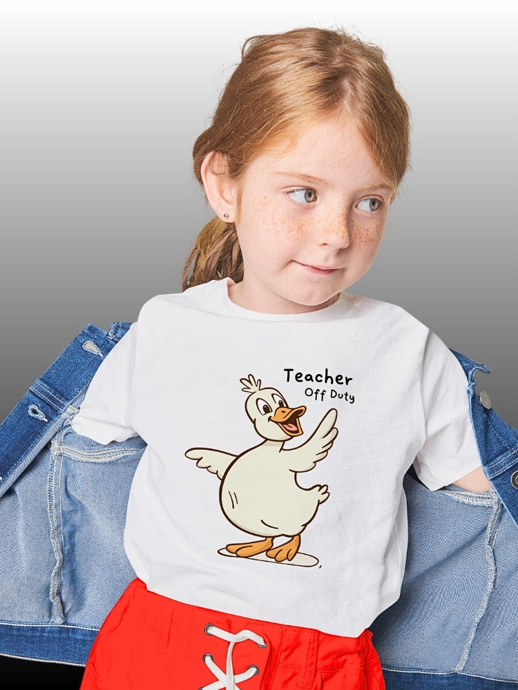 Kid's Unisex T Shirt - Teacher Off Duty
