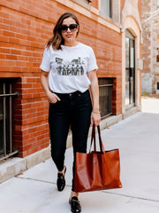 Women's Supima T-shirt - Western Cowboy