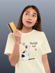 Kid's Unisex T Shirt - Meme Cat