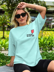 Women's Oversized Classic Fit Tee | Give Me Baby One More Wine