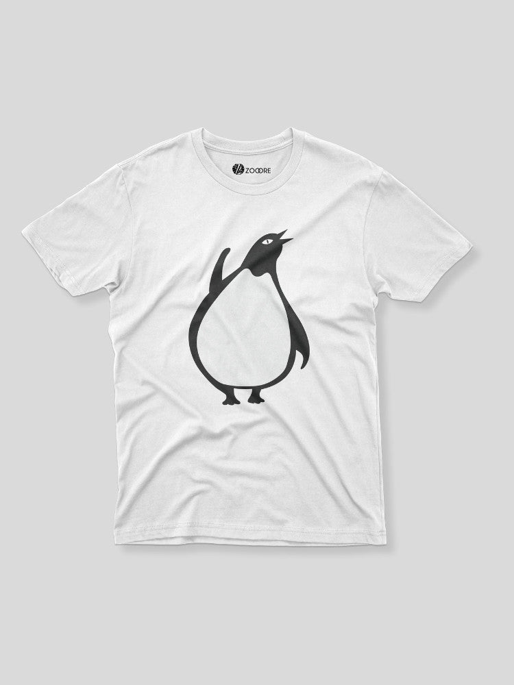 KIDS Crew Neck T Shirt - Penguin