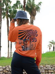 Regular Fit Sweatshirt - Geometric Penguin
