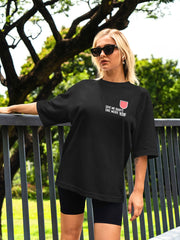 Women's Oversized Tee | Give Me Baby One More Wine