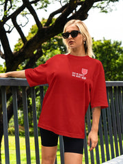 Women's Oversized Tee | Give Me Baby One More Wine