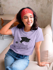 Women's Funny Cat Supima Cotton T-shirt