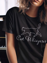 Women's Supima T-shirt - Cat Whisperer
