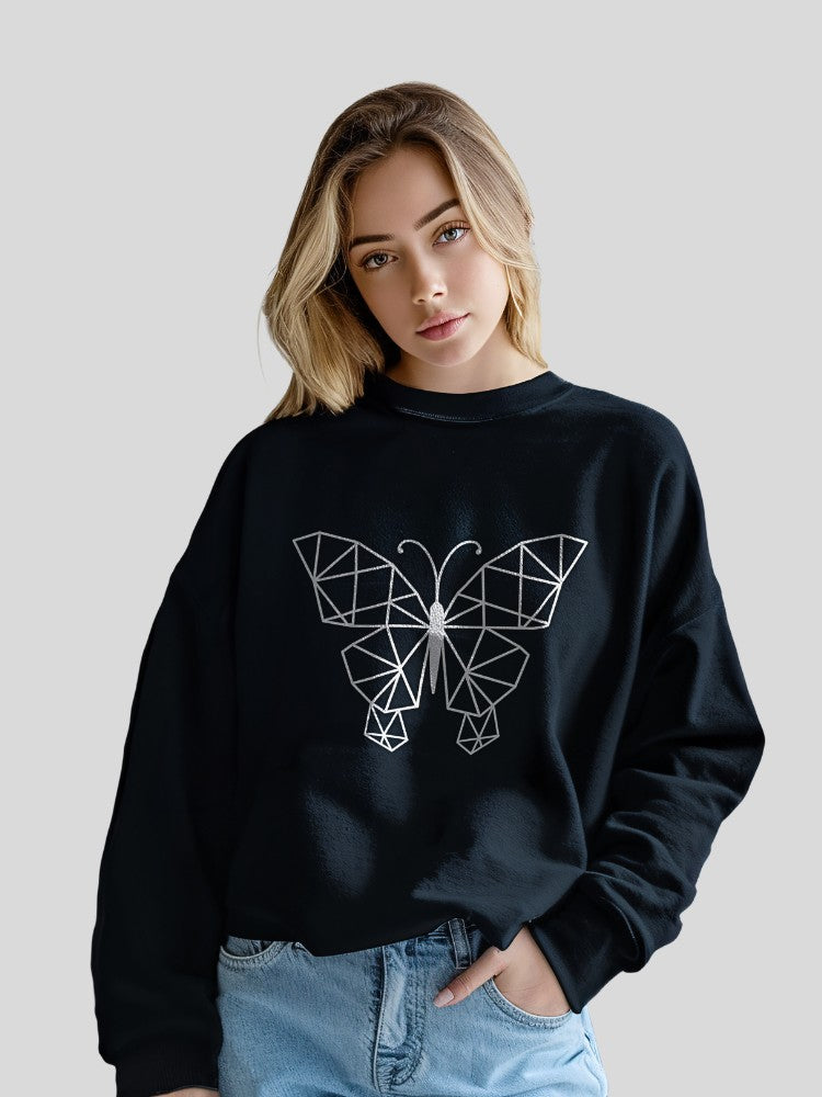Butterfly Oversized Sweatshirt