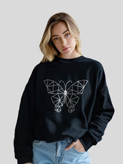 Butterfly Oversized Sweatshirt