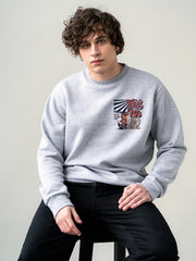 Regular Fit Sweatshirt - Geometric Penguin