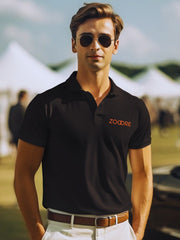 Men Embroidered Regular Fit Polo Brand T-Shirt