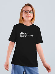 KIDS Crew Neck T Shirt - Nature Guitar