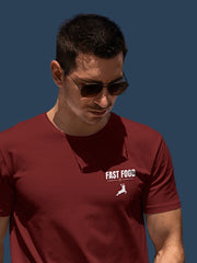 Men's Supima Funny T-shirt - Fast Food