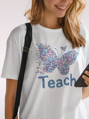 Women's Butterfly Supima Cotton T-shirt
