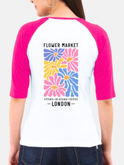 Women's Raglan T-Shirt | Flower Market London