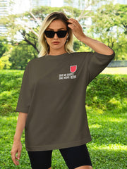Women's Oversized Tee | Give Me Baby One More Wine