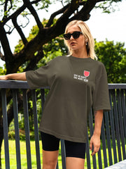 Women's Oversized Tee | Give Me Baby One More Wine