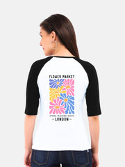 Women's Raglan T-Shirt | Flower Market London