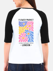 Women's Raglan T-Shirt | Flower Market London