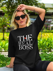 Women's Oversized Classic T-Shirt | The Real Boss